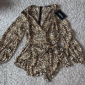 Cheetah romper
